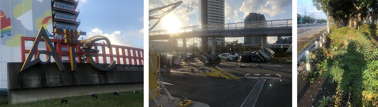 台風被害の様子